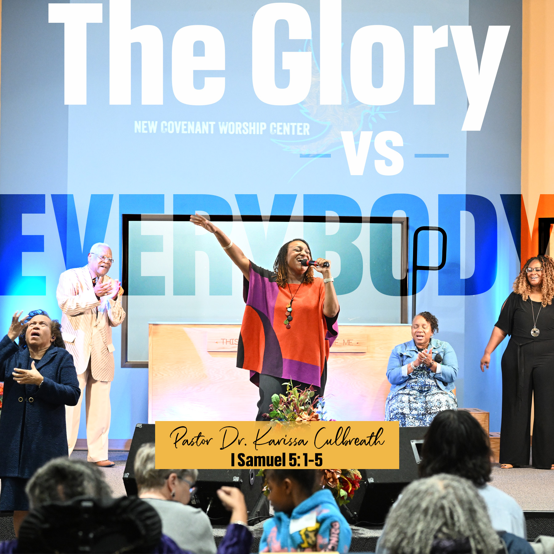 New Covenant Worship Center social media posts