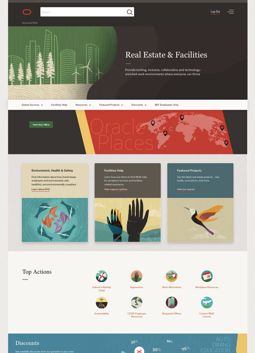 Real Estate & Facilities designs